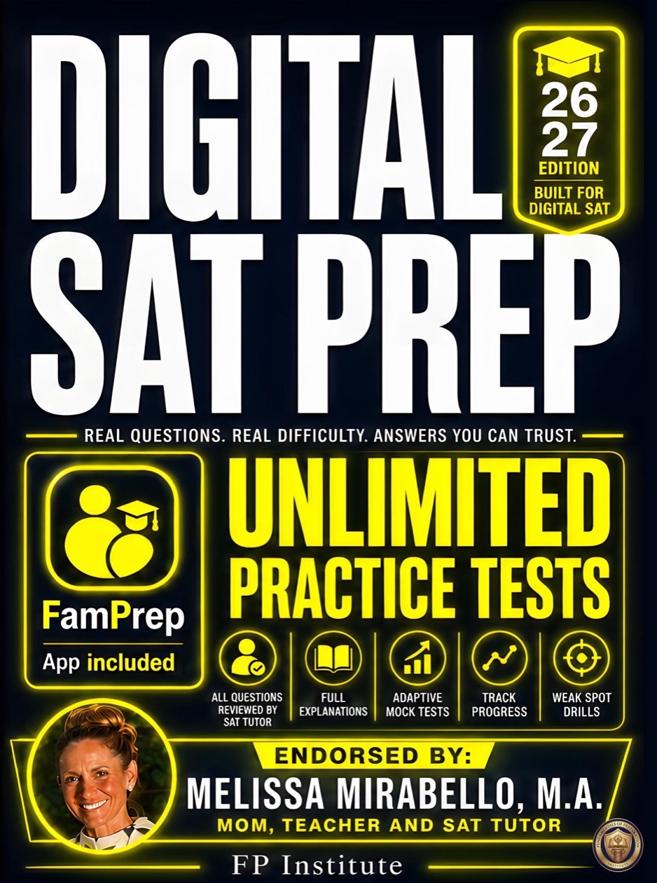 Digital SAT Exam Prep, front cover