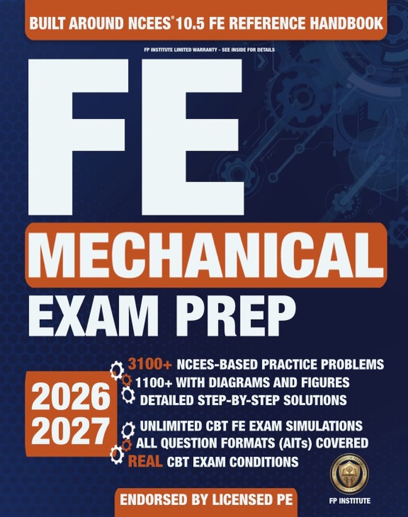 FE Mechanical Exam Prep, front cover